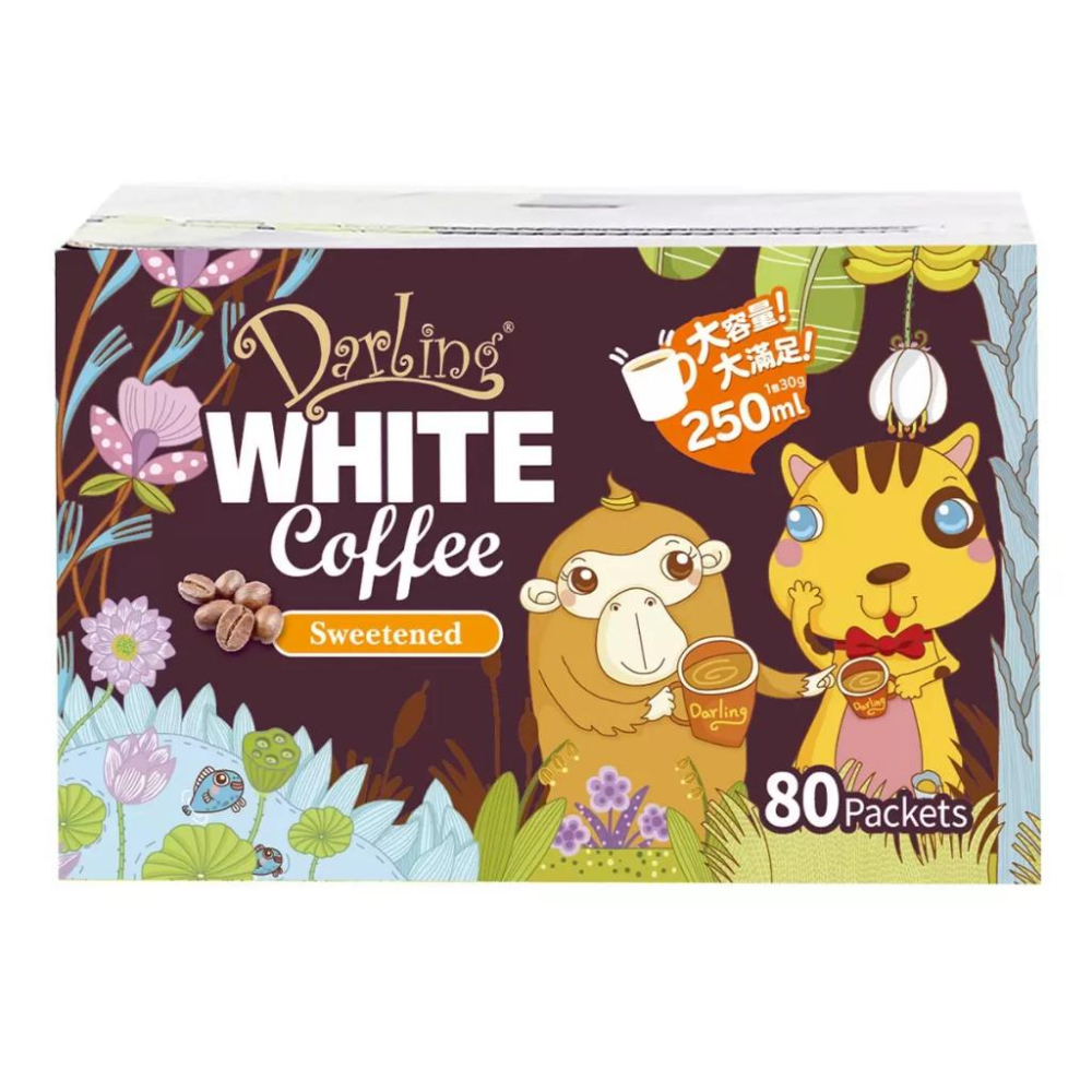 親愛的白咖啡 三合一 30公克 X 80入 親愛的白咖啡 三合一 30公克 X 80入 Costco代購 好市多代購-細節圖2