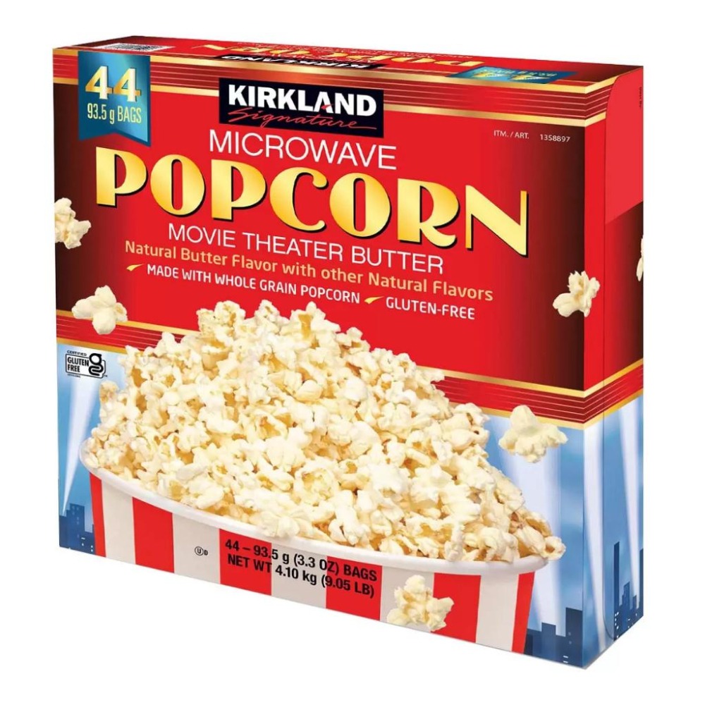 🔥快速出貨🔥好市多商品代購🔥 科克蘭 微波爆米花 奶油口味 共4.1公斤 美國製 Costco代購 好市多代購 代買-細節圖2