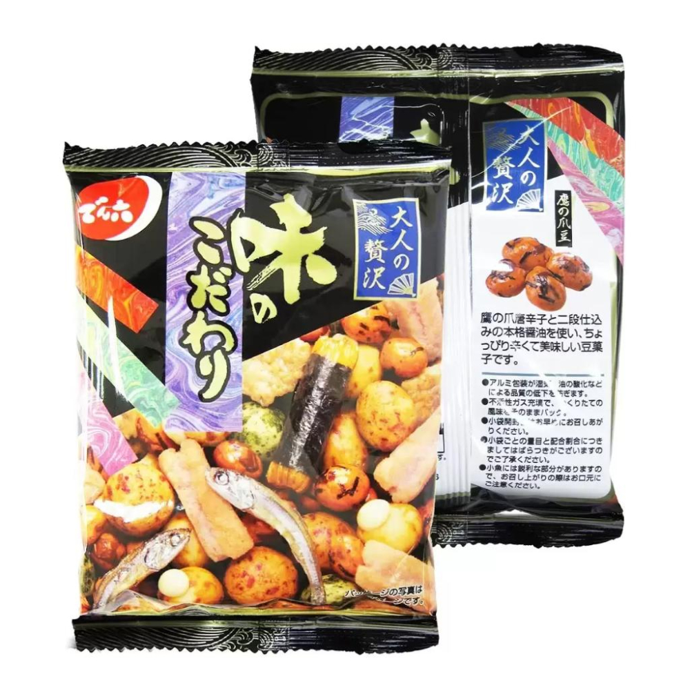 🔥快速出貨🔥好市多商品代購🔥傳六 北海之味豆果子 單包販售 綜合米果豆小魚 天六二色豆果子 零食點心 日本零食-細節圖3