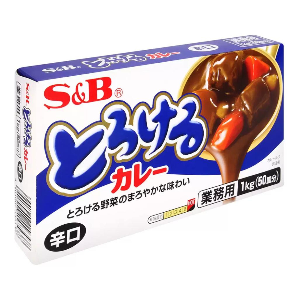 🔥快速出貨🔥好市多商品代購🔥S&B 特樂口元氣咖哩 辛 1公斤-細節圖2