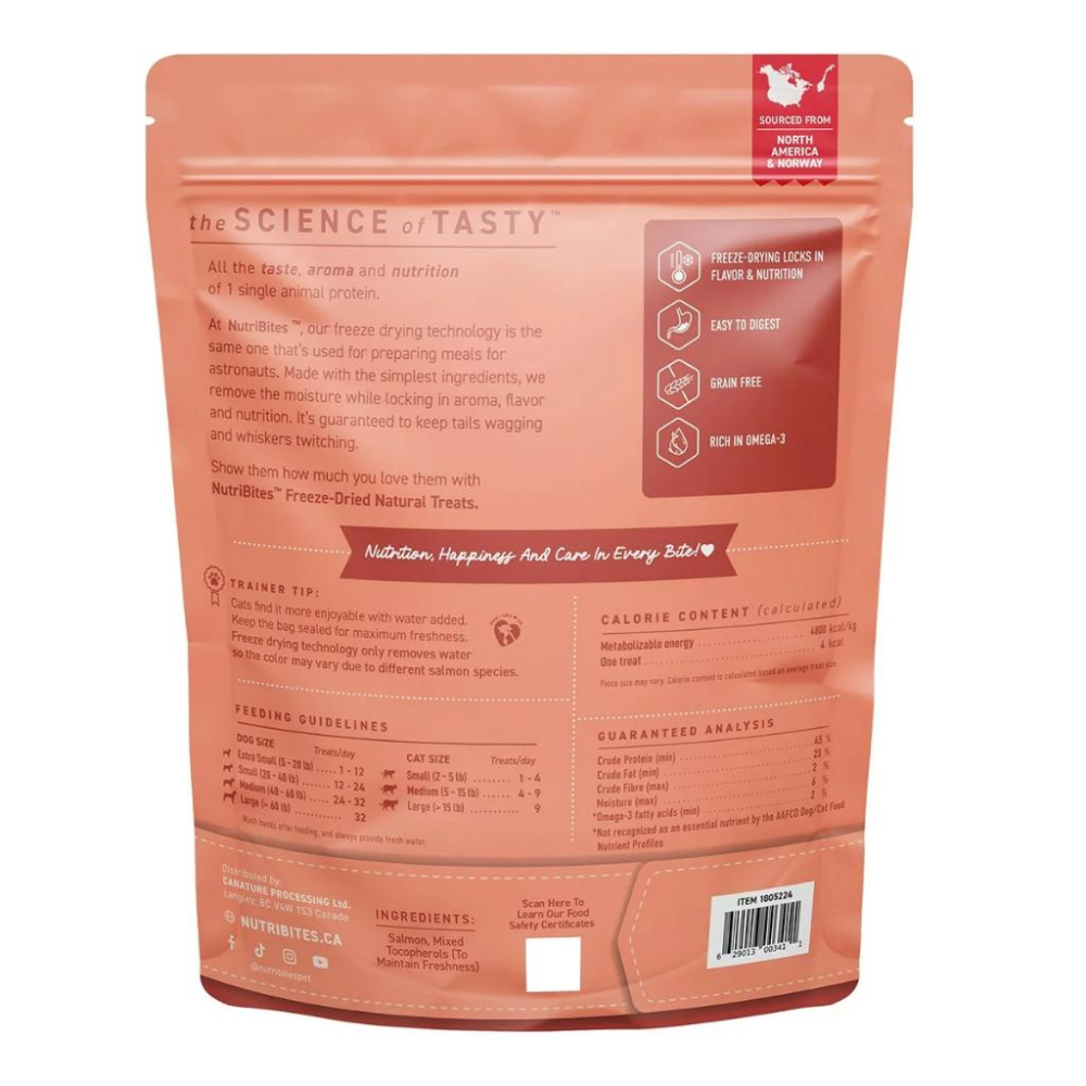 🔥快速出貨🔥好市多商品代購🔥 Nutri-Bites 寵物鮭魚凍乾 加拿大製 510公克 好市多代購 Costco代購-細節圖3