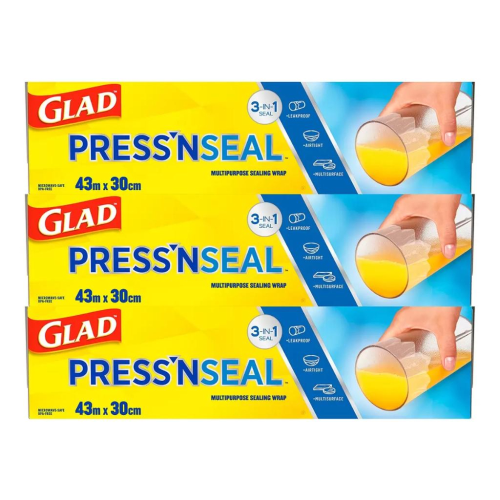 🔥快速出貨🔥好市多商品代購🔥 Glad Press’n Seal 強力保鮮膜 3入 大包裝 好市多代購 Costco代購-細節圖2