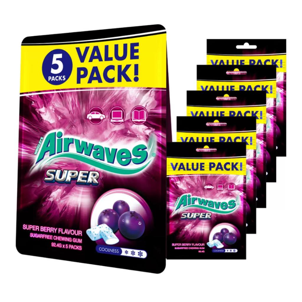 🔥快速出貨🔥好市多商品代購🔥 Airwaves 紫冰野莓無糖口香糖 462公克 大容量 好市多代購 Costco代購-細節圖4
