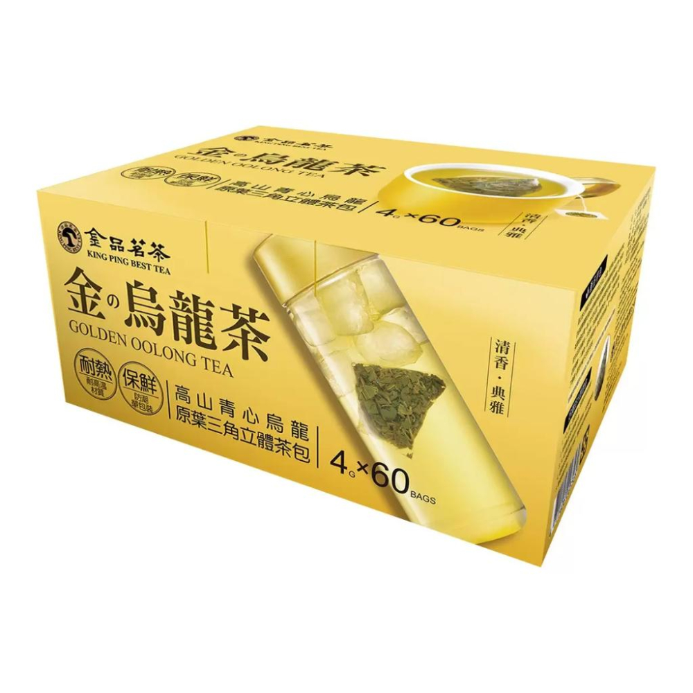 🔥快速出貨🔥好市多商品代購🔥 金品茗茶 金烏龍立體茶包 4公克 X 60包入 大包裝 好市多代購 Costco代購 代買-細節圖2