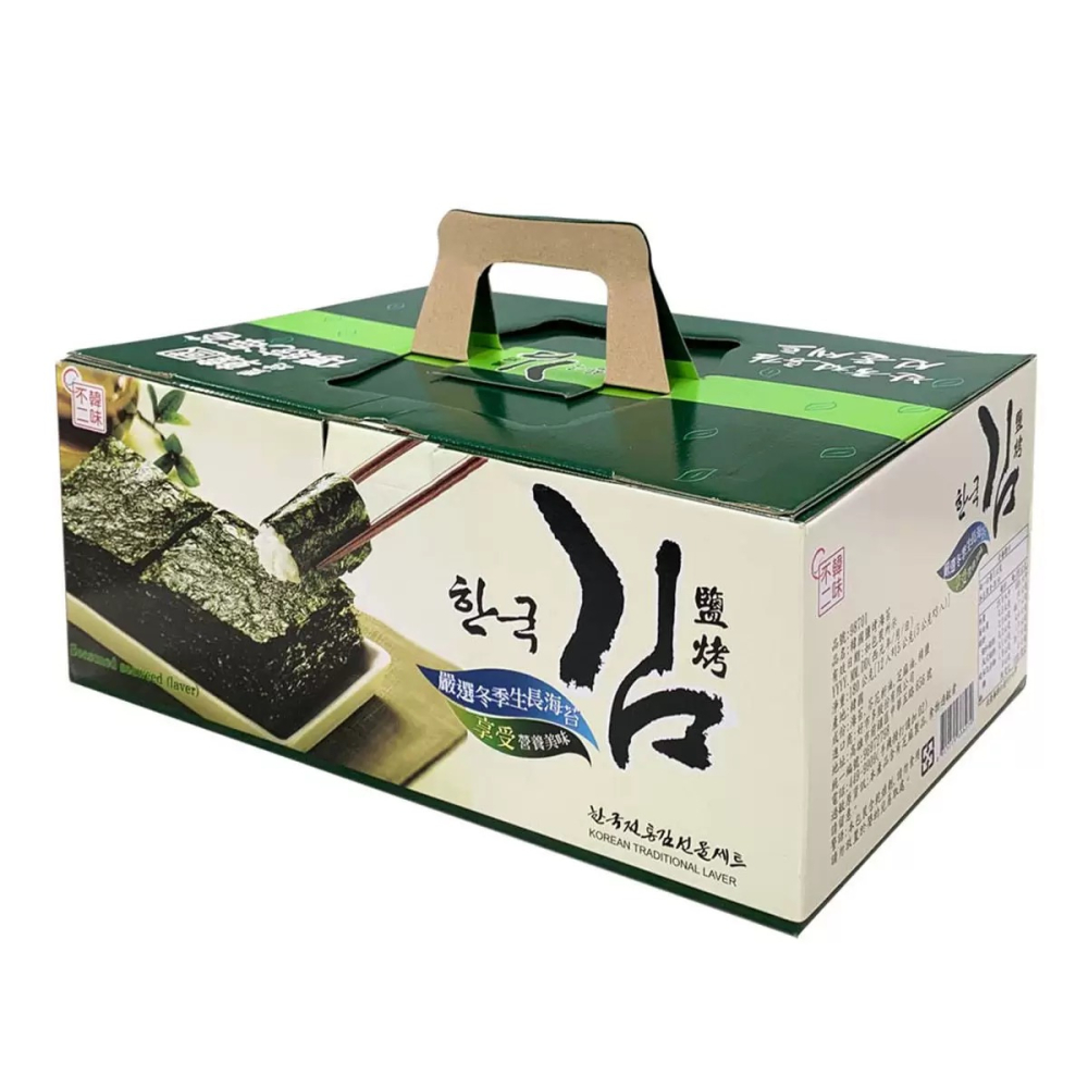 🔥快速出貨🔥好市多商品代購🔥 韓味不二 鹽烤海苔 5公克 X 36入 韓國海苔零食 好市多代購 Costco代購-細節圖8