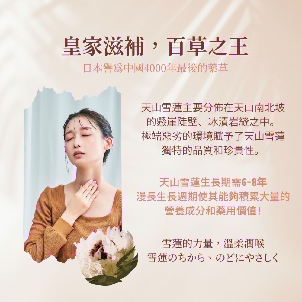 【華易購】 ✨Qiji❄️雪蓮花立舒嗓✨喉糖(20入/盒）-細節圖6