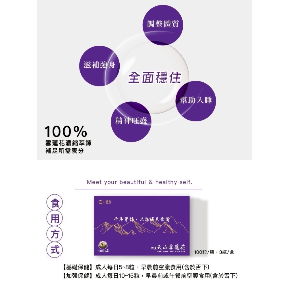 【華易購】 Qiji❄️ 天山雪蓮花滴粒(3入/盒)-細節圖5