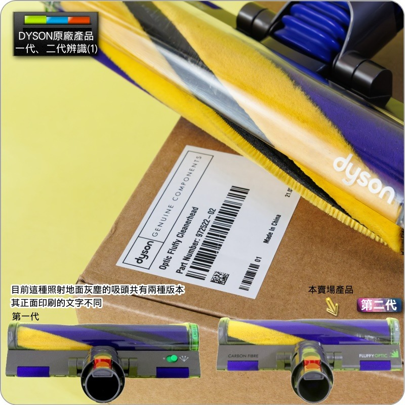 #鈺珩#Dyson原廠盒裝【第二代．斜接口版】V12智慧光學偵測吸頭SV20雷射輕量軟質吸頭SV34 SV35 SV44-細節圖2