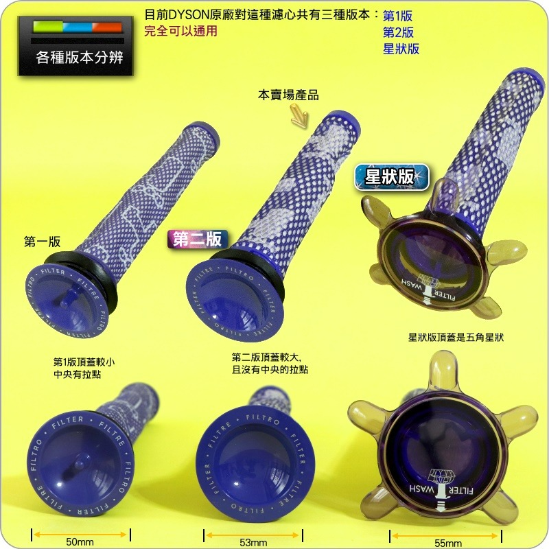 #鈺珩#Dyson原廠【盒裝】前置濾心、濾網過濾棒濾條過濾器過濾芯DC62 DC74 V6 SV03 SV07 SV09-細節圖3
