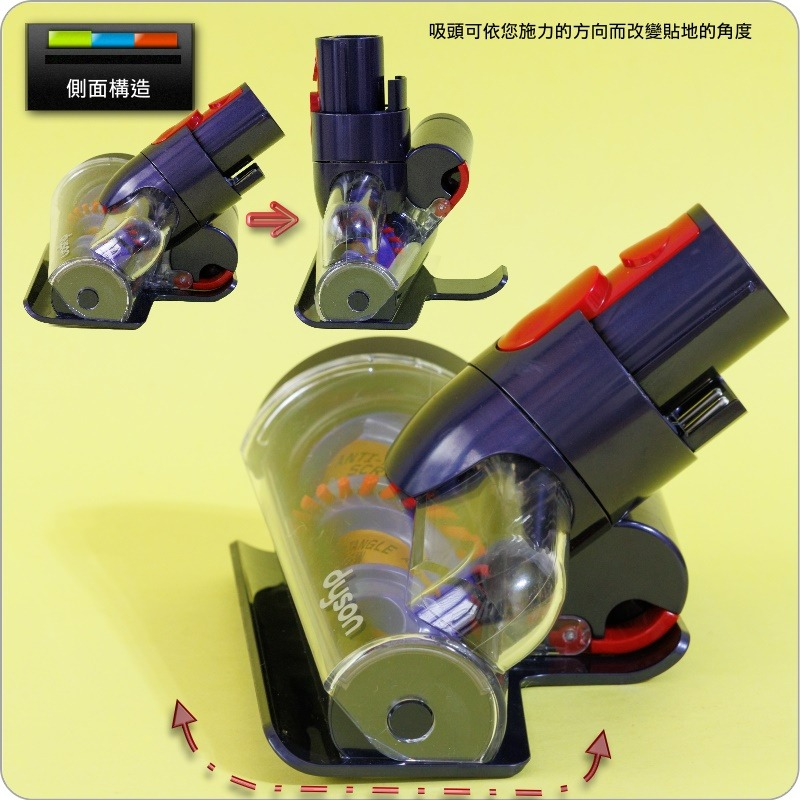 #鈺珩#DYSON原廠【金】無纏結錐形吸頭Gen5Detect SV23適合寵物窩、沙發、床墊吸塵蟎、長毛髮、貓窩、狗窩-細節圖6