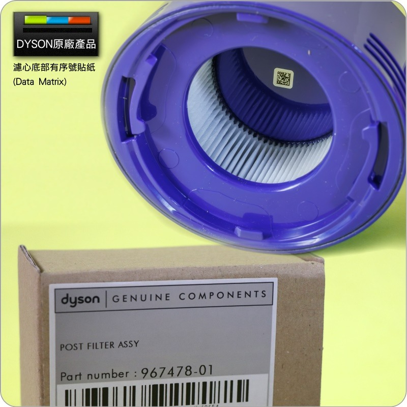 #鈺珩#Dyson原廠【盒裝-藍色】V8 SV10 SV10E後置濾網、HEPA濾網、HEPA濾心、濾芯、過濾網、後濾網-細節圖2