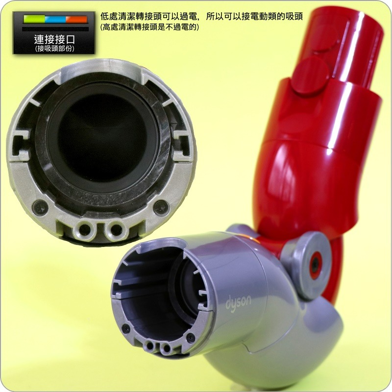 #鈺珩#Dyson原廠低處清潔轉接頭【斜接口版】SV34 SV35低處轉接頭、低點轉接頭、多角度轉接頭、低角度轉接頭-細節圖3