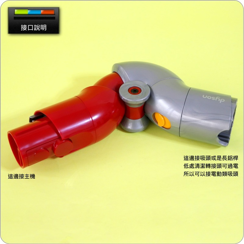 #鈺珩#Dyson原廠低處清潔轉接頭【斜接口版】SV18 V12低處轉接頭、低點轉接頭SV20多角度轉接頭、低角度轉接頭-細節圖5