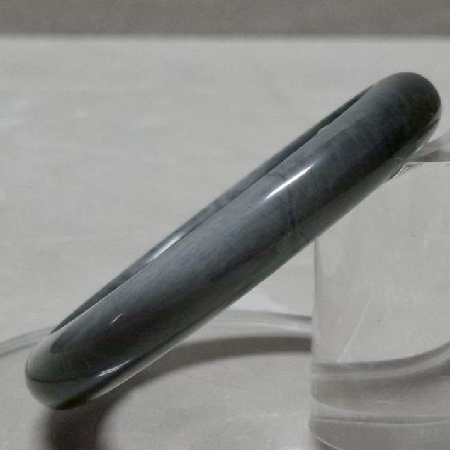 【三寶坊】天然鷹眼石手鐲 52圈口 平安鐲 手鐲小圈口 N560-細節圖3