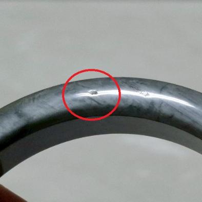 【三寶坊】天然鷹眼石手鐲 52圈口 平安鐲 手鐲小圈口 N560-細節圖7