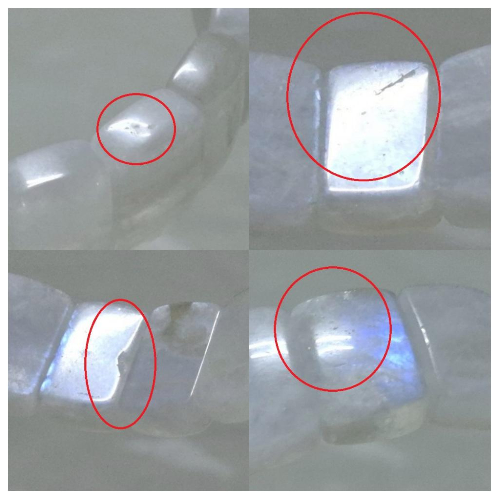 【三寶坊】天然藍月光手排 強藍光月光石 藍月光石手環-細節圖5