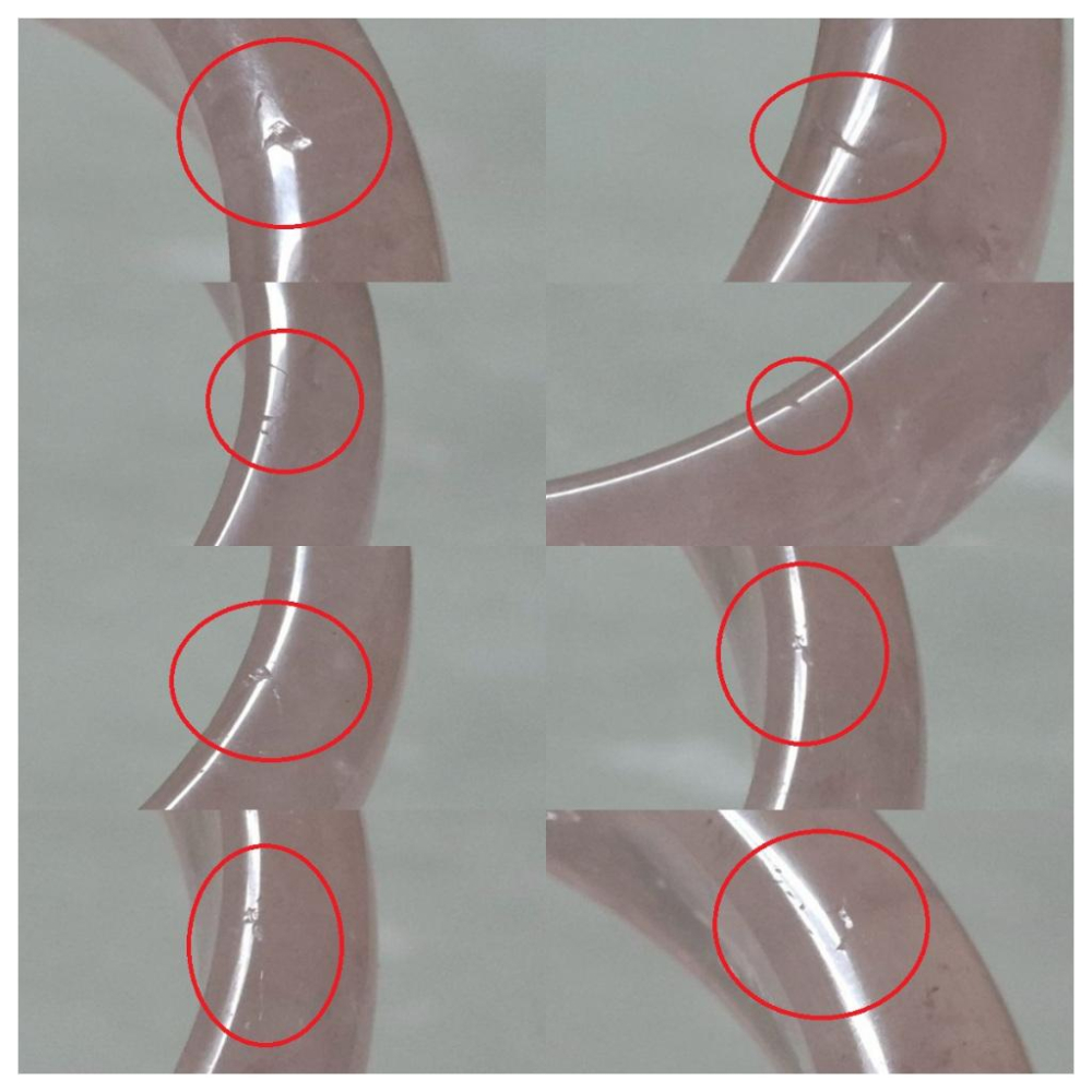 【三寶坊】天然粉晶手鐲 59圈口 莫粉手鐲 平安鐲 莫桑比克星光粉晶手鐲大圈口 N561-細節圖7