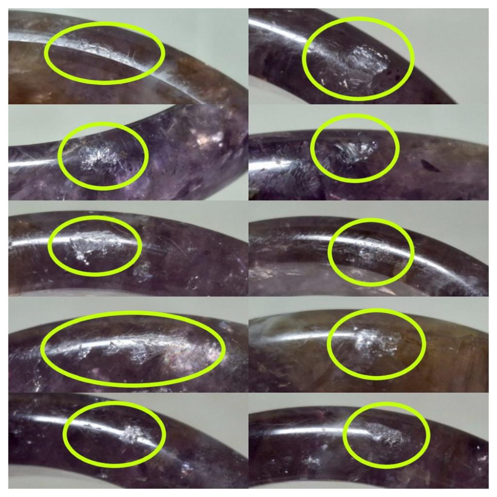 【三寶坊】天然紫祖母手鐲 63圈口 祖母晶 平安鐲 手鐲大圈口 N549-細節圖7