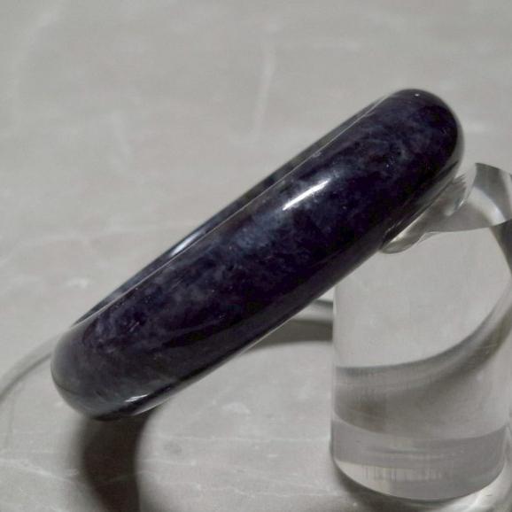 【三寶坊】天然堇青石手鐲 52圈口 平安鐲 堇青手鐲小圈口 N547-細節圖2