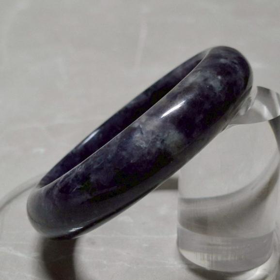 【三寶坊】天然堇青石手鐲 52圈口 平安鐲 堇青手鐲小圈口 N547-細節圖3