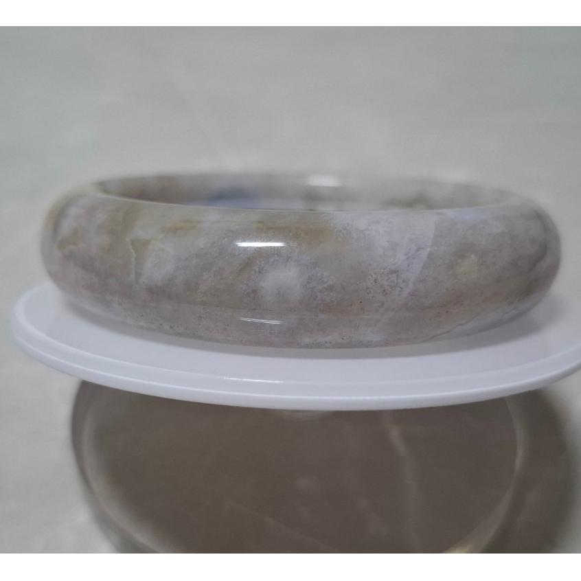 【三寶坊】天然櫻花瑪瑙手鐲 56圈口 平安鐲 瑪瑙手鐲小圈口 N491-細節圖3