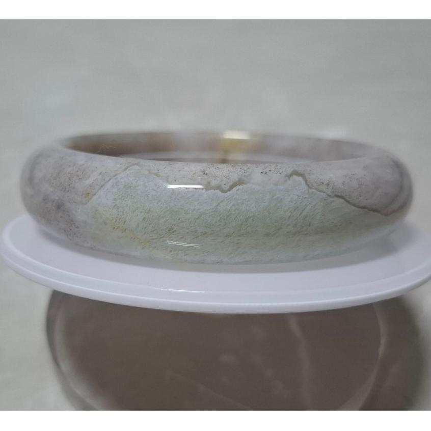 【三寶坊】天然櫻花瑪瑙手鐲 56圈口 平安鐲 瑪瑙手鐲小圈口 N491-細節圖6