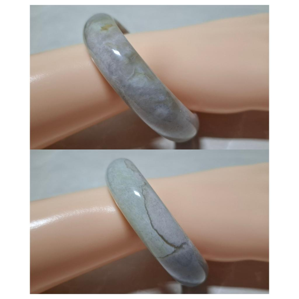 【三寶坊】天然櫻花瑪瑙手鐲 56圈口 平安鐲 瑪瑙手鐲小圈口 N491-細節圖8