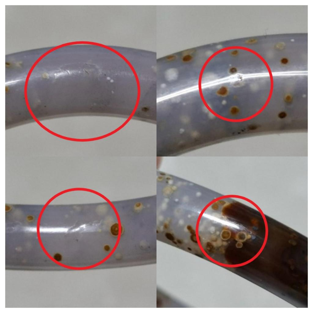 【三寶坊】天然星空瑪瑙手鐲 57圈口 淺藍紫 圓條 瑪瑙手鐲大圈口 N520-細節圖7