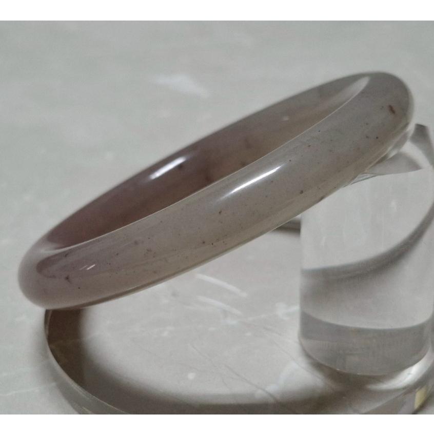 【三寶坊】天然佘太翠手鐲 62圈口 圓條 佘太草莓醬手鐲大圈口 N553-細節圖4