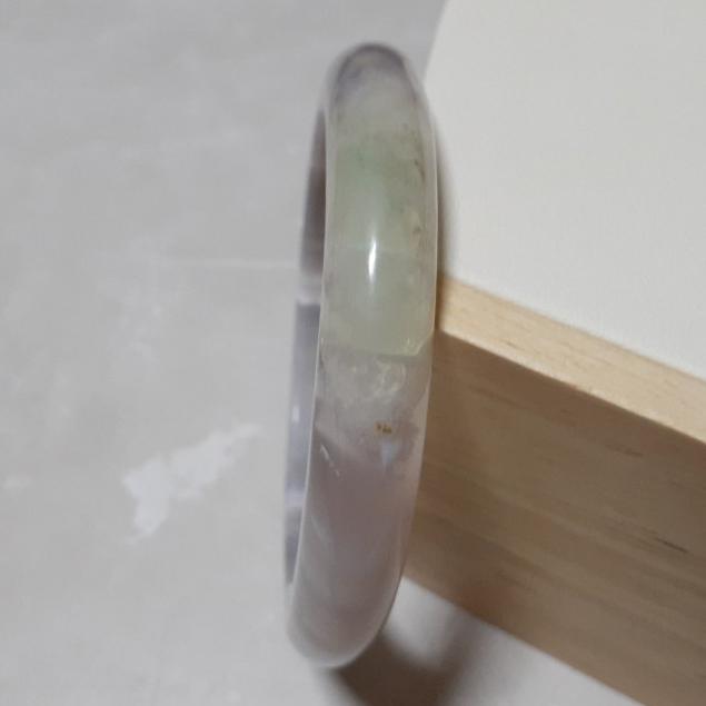 【三寶坊】天然櫻花瑪瑙手鐲 56圈口 細鐲 平安鐲 瑪瑙手鐲小圈口 N420-細節圖5