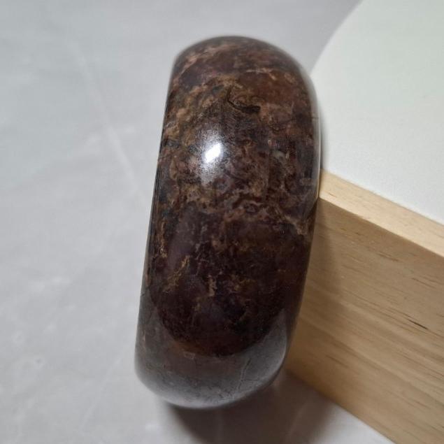 【三寶坊】薔薇手鐲 58圈口 薔薇輝手鐲 玫瑰石 寬鐲 手鐲大圈口 N448-細節圖3