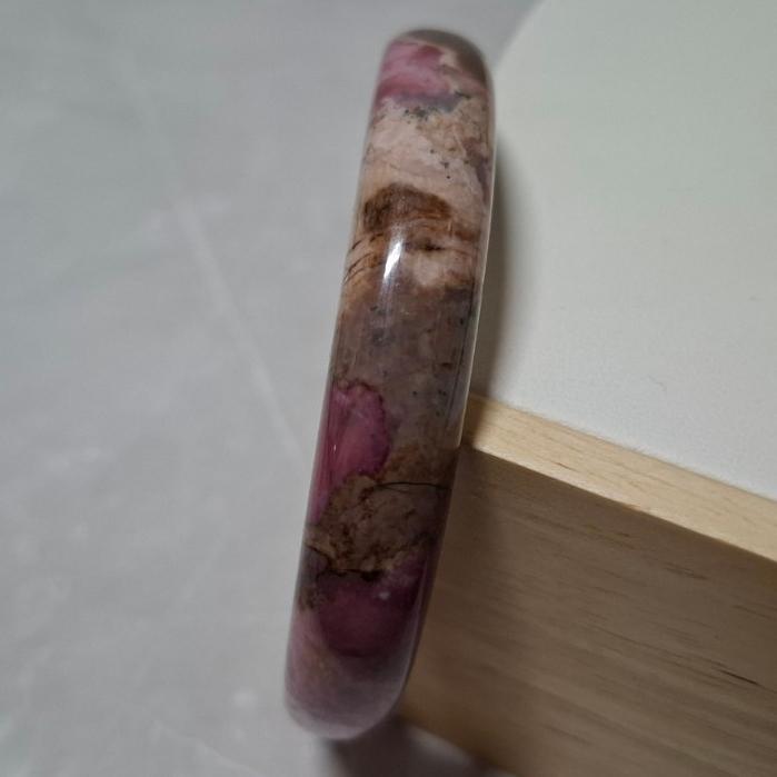 【三寶坊】薔薇手鐲 63圈口 薔薇輝手鐲 玫瑰石 平安鐲 手鐲大圈口 N445-細節圖4