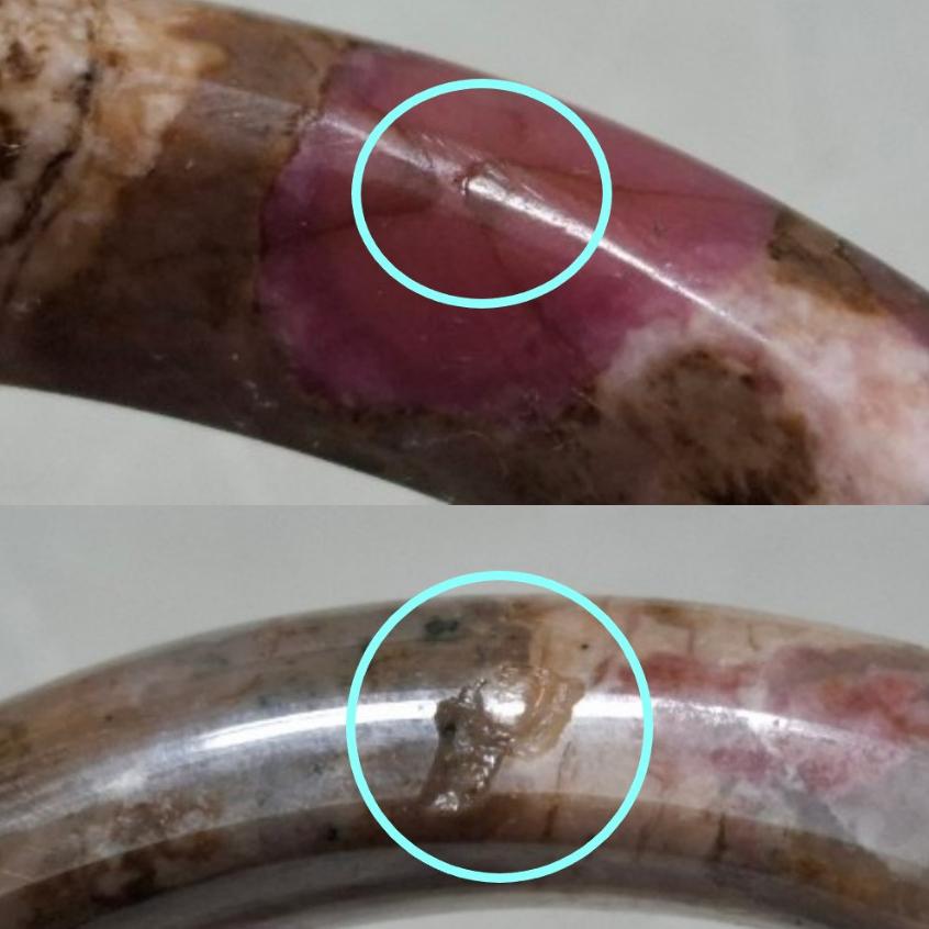 【三寶坊】薔薇手鐲 63圈口 薔薇輝手鐲 玫瑰石 平安鐲 手鐲大圈口 N445-細節圖7