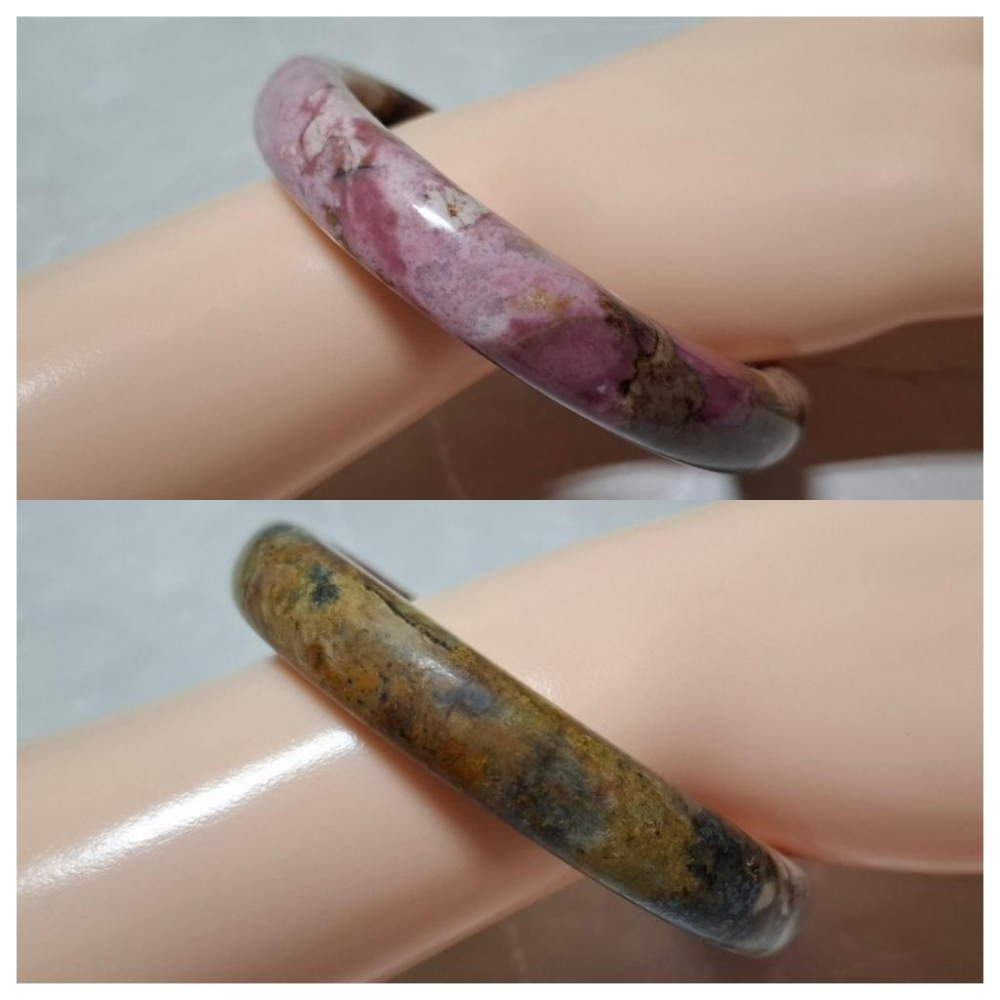 【三寶坊】薔薇手鐲 63圈口 薔薇輝手鐲 玫瑰石 平安鐲 手鐲大圈口 N445-細節圖8