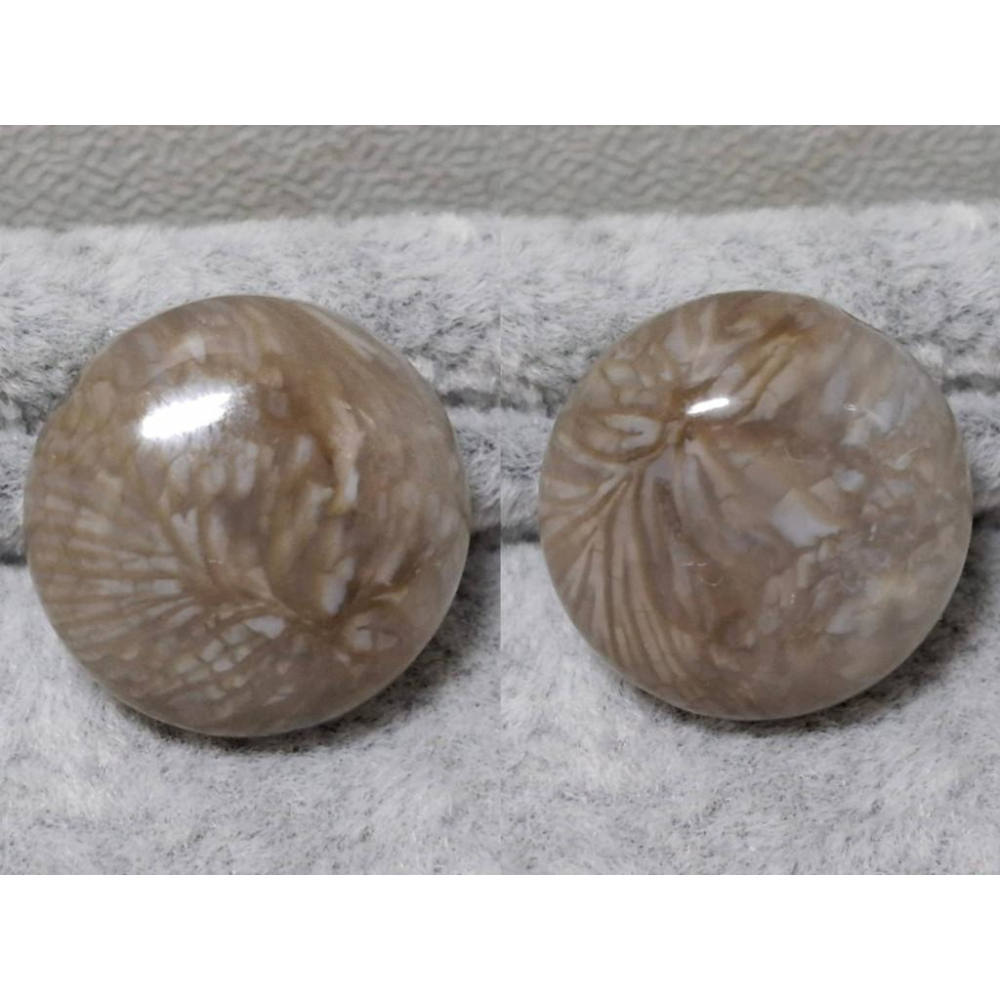 【三寶坊】珊瑚玉 圓餅 精品料 通孔小件 雕刻件 手作DIY材料 水晶 串珠 配件 吊墜-細節圖9