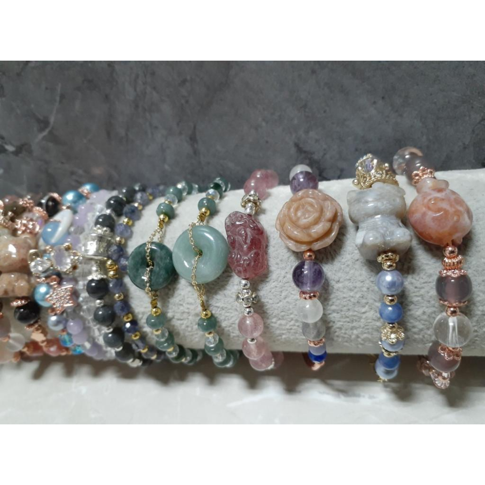 【三寶坊】天然珊瑚玉手串 和田玉 手串/手珠/手鍊/手排/手環 設計款HA24~HA39 龍蝦扣 抽拉款-細節圖4