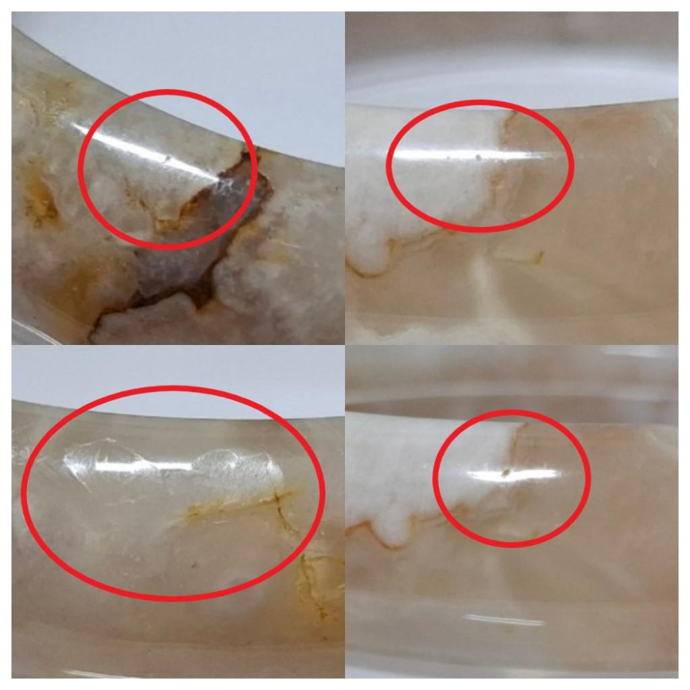 【三寶坊】天然櫻花瑪瑙手鐲 53圈口 平安鐲 瑪瑙手鐲小圈口 N492-細節圖7