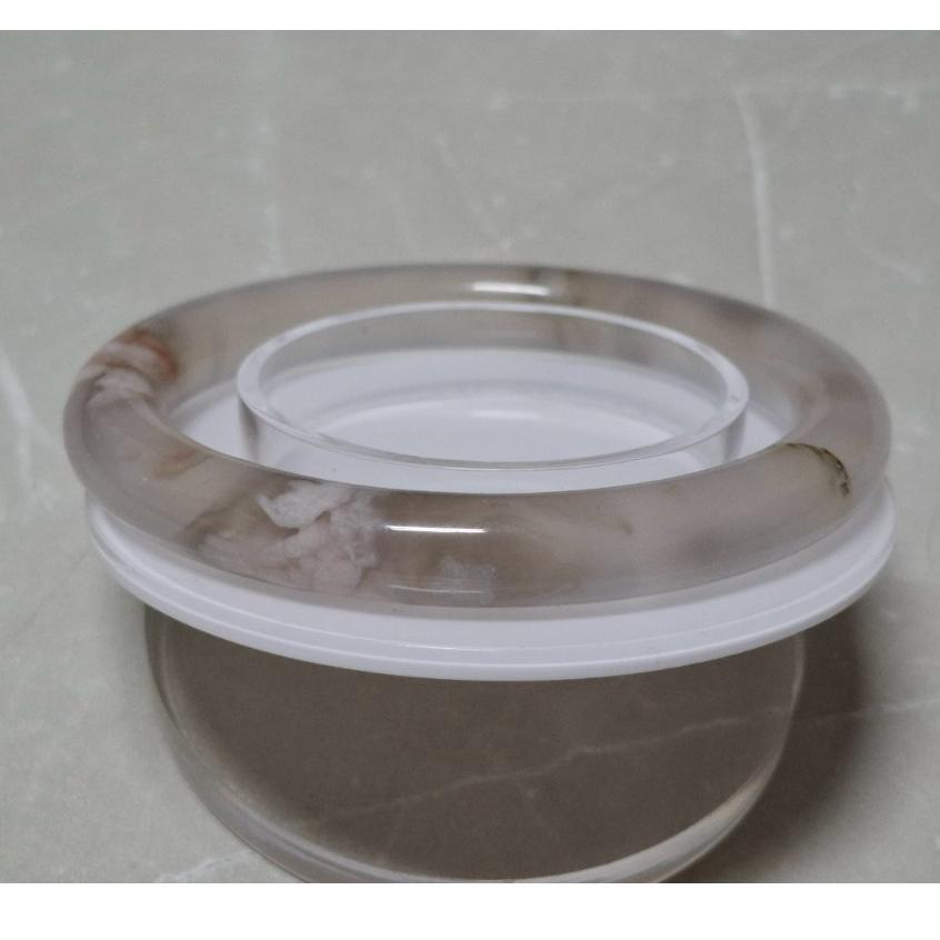 【三寶坊】天然櫻花瑪瑙手鐲 63圈口 圓條 瑪瑙手鐲大圈口 N529-細節圖5