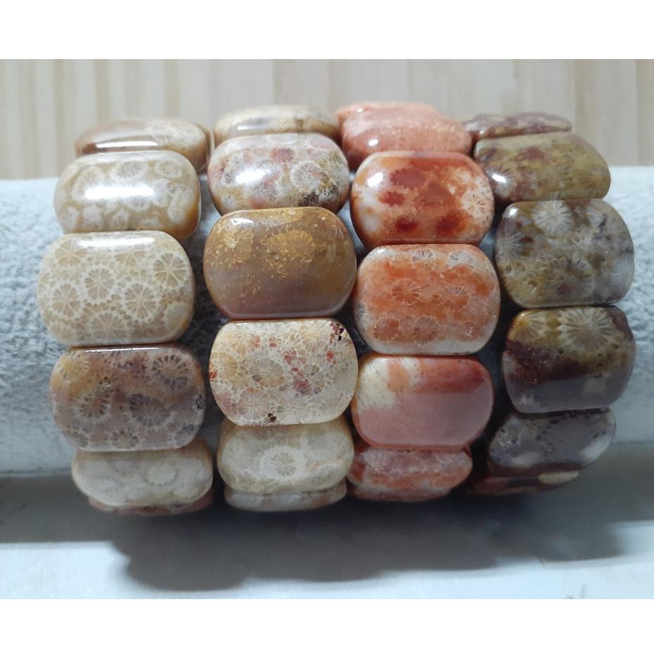 【三寶坊】天然珊瑚玉手排 特色系列 珊瑚玉手牌 珊瑚玉手鍊 Y59-Y62-細節圖5