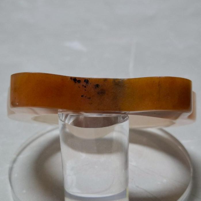 【三寶坊】天然佘太翠手鐲 55圈口 貴妃鐲 貓鐲 佘太覓緣手鐲小圈口 N548-細節圖3