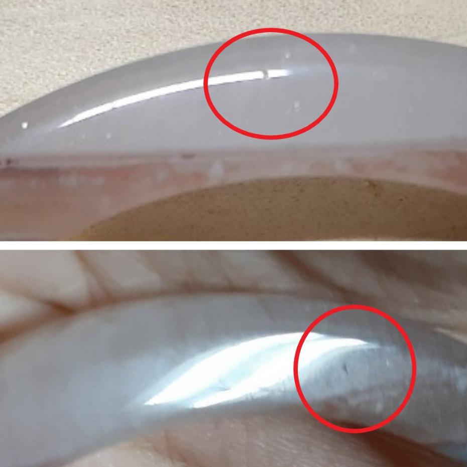 【三寶坊】天然波斯瑪瑙手鐲 55圈口 方鐲 蠶絲瑪瑙手鐲小圈口 N421-細節圖7