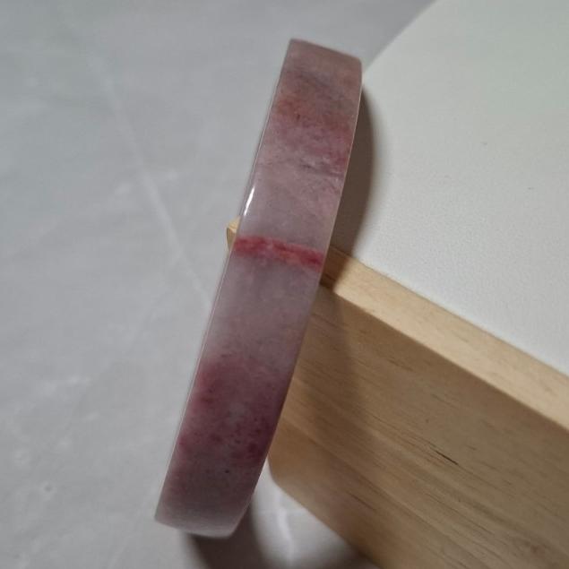 【三寶坊】薔薇手鐲 63圈口 薔薇輝手鐲 玫瑰石 平安鐲 方鐲大圈口 N452-細節圖2