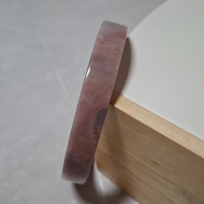 【三寶坊】薔薇手鐲 63圈口 薔薇輝手鐲 玫瑰石 平安鐲 方鐲大圈口 N452-細節圖3