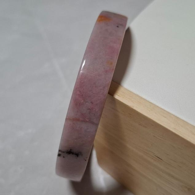 【三寶坊】薔薇手鐲 63圈口 薔薇輝手鐲 玫瑰石 平安鐲 方鐲大圈口 N452-細節圖4