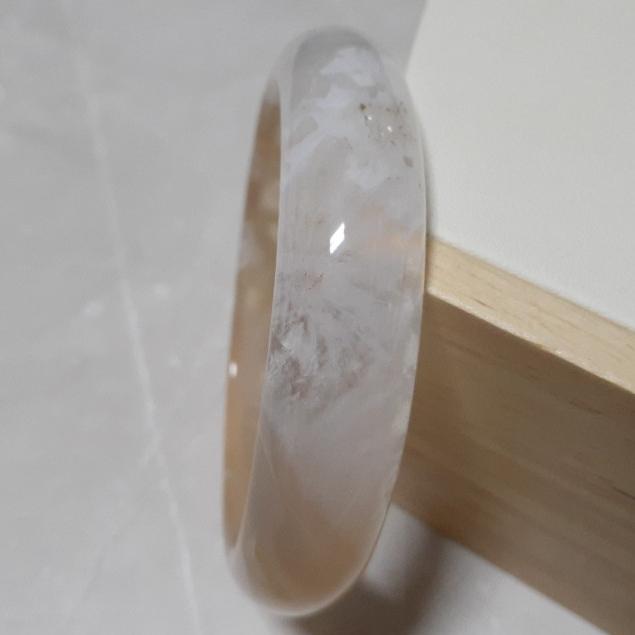 【三寶坊】天然櫻花瑪瑙手鐲 57圈口 平安鐲 瑪瑙手鐲小圈口 N419-細節圖3