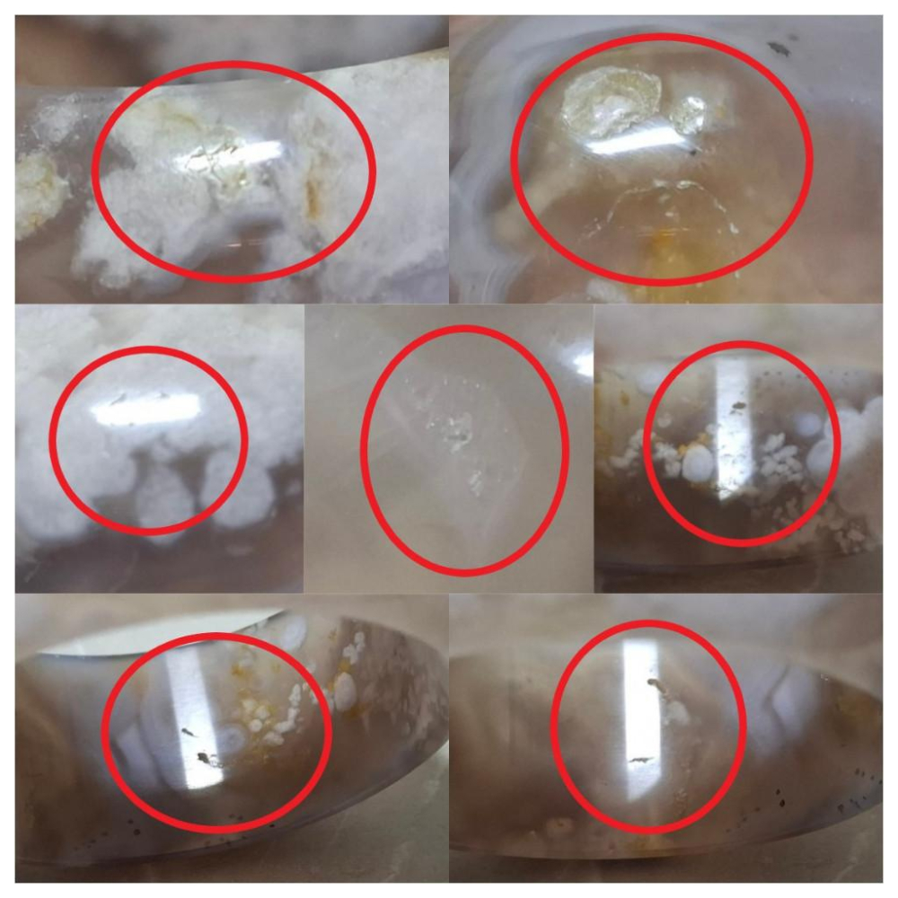 【三寶坊】天然櫻花瑪瑙手鐲 56圈口 煙紫 大花 寬鐲 瑪瑙輪胎鐲小圈口 N458-細節圖7