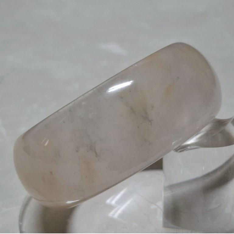 【三寶坊】天然金絲玉手鐲 55圈口 桃花釀 寬鐲 手鐲小圈口 N556-細節圖2