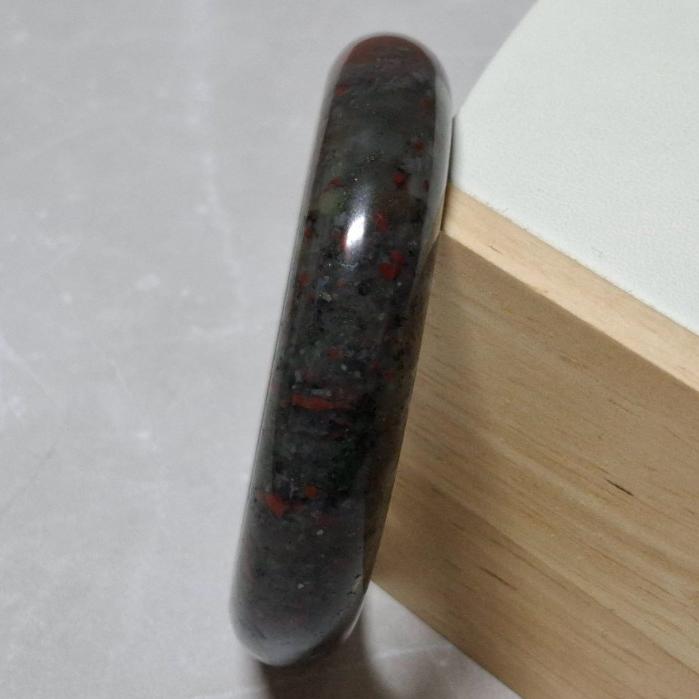 【三寶坊】天然龍血石手鐲 54圈口 平安鐲 手鐲小圈口 N540-細節圖2