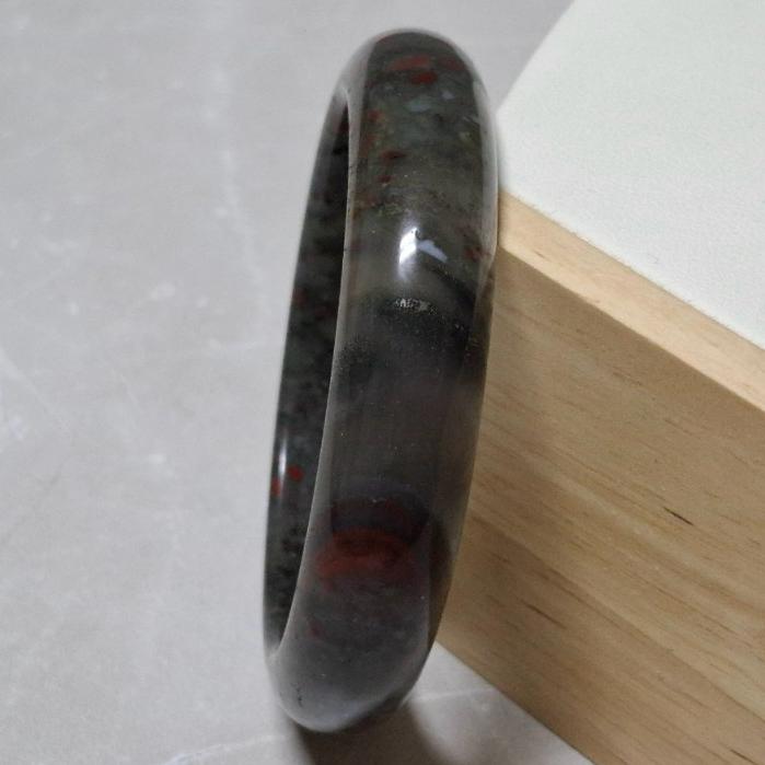 【三寶坊】天然龍血石手鐲 54圈口 平安鐲 手鐲小圈口 N540-細節圖3