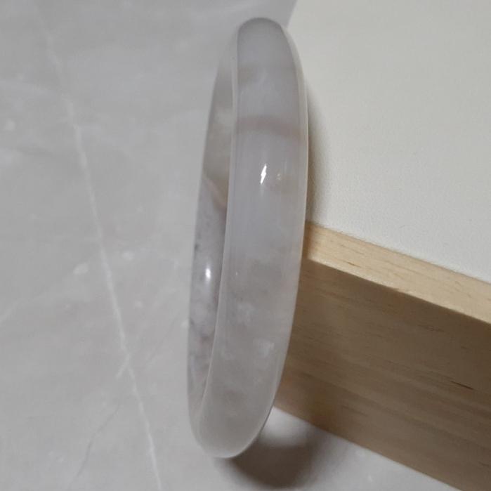 【三寶坊】天然櫻花瑪瑙手鐲 57圈口 圓條 瑪瑙手鐲小圈口 N417-細節圖4